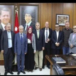 Recepción con el CEO de Yarmouk University (Irbid, Jordan)