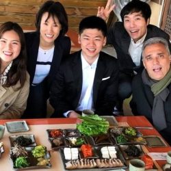 South Korea - Meeting with studentes in Moan County